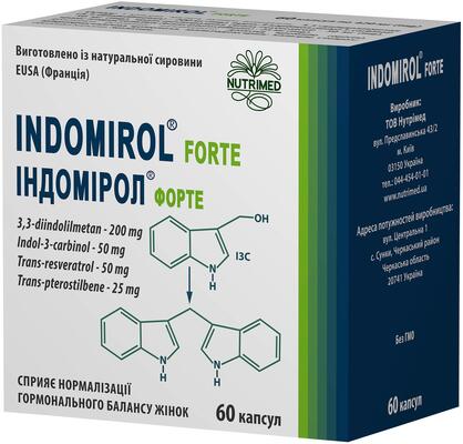 Индомирол Форте капсулы №60 (10х6)