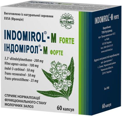 Индомирол-М Форте капсулы №60 (10х6)