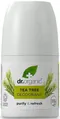 Дезодорант кульковий Dr.Organic з екстрактом чайного дерева, 50 мл
