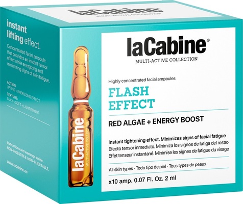 Ампули для обличчя La Cabine Flash Effect висококонцентровані з миттєвим ліфтинг-ефектом, 10 шт х 2 мл
