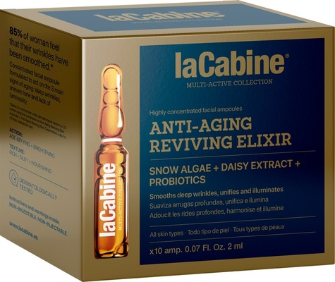 Ампули для обличчя La Cabine Anti-aging Reviving Elixir висококонцентровані антивікові відновлюючі, 10 шт х 2 мл
