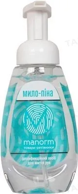 Манорм Маносепт мило-піна антисеп. д/рук по 300 мл у флак. з доз. пристр.