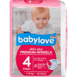Подгузники Babylove Premium размер 4, 7-18 кг, 42 шт