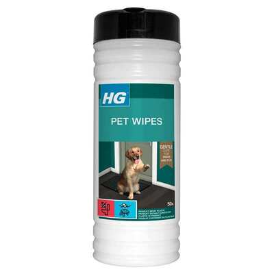 Салфетки влажные HG Pet Wipes для очистки лап у собак и кошек, 50 штук