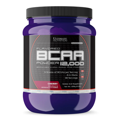 Аминокислота Ultimate Nutrition BCAA 12000 Powder, вишня, 228 г