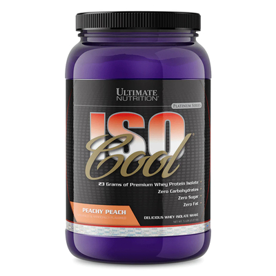 Изолят сывороточного протеина Ultimate Nutrition IsoCool, персиковое парфе, 907 г