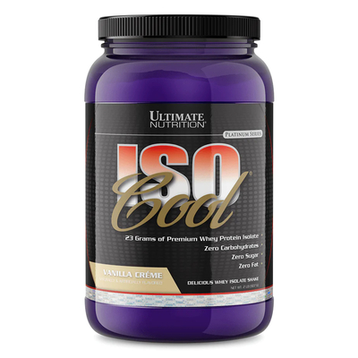 Изолят сывороточного протеина Ultimate Nutrition IsoCool, ванильный крем, 907 г