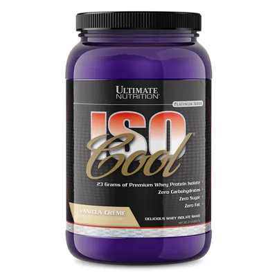 Протеїн сироватковий ізолят Ultimate Nutrition Iso Cool, ванільний крем, 907 г