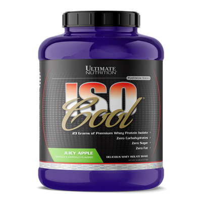 Изолят сывороточного протеина Ultimate Nutrition IsoCool, сочное яблоко, 2270 г