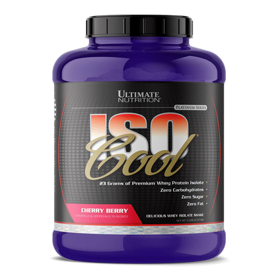 Изолят сывороточного протеина Ultimate Nutrition IsoCool, вишня, 2270 г