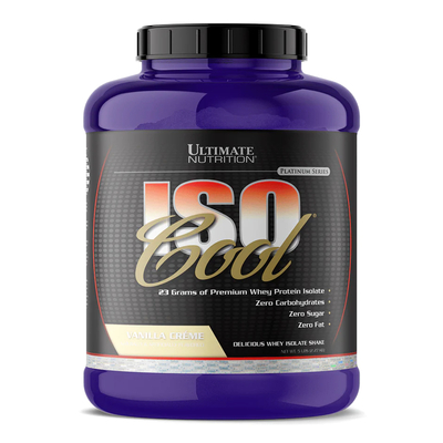 Изолят сывороточного протеина Ultimate Nutrition IsoCool, ванильный крем, 2270 г