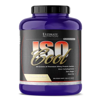Протеїн сироватковий ізолят Ultimate Nutrition Iso Cool, ванільний крем, 2270 г