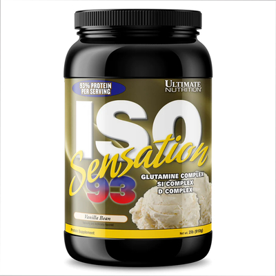 Изолят сывороточного протеина Ultimate Nutrition ISO Sensation 93, ваниль, 910 г