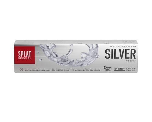 Зубная паста-гель Splat Special Silver, 75 мл