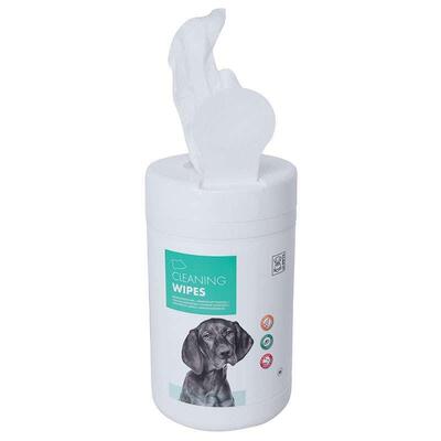 Салфетки влажные M-Pets Pet Cleaning Wipes для поддержания чистоты ушей, носа, глаз у собак и кошек, 80 штук