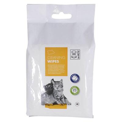 Серветки вологі M-Pets Pet Cleaning Wipes очищаючі для котів, собак і гризунів, 40 штук