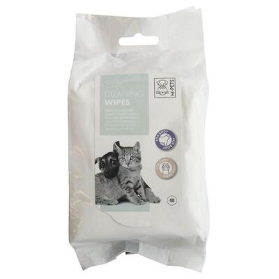 Салфетки влажные M-Pets Pet Cleaning Wipes очищающие для кошек, собак и грызунов, 40 штук