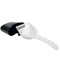 Совок M-Pets Scoop&Holder з тримачем для котячого туалету, 16х7х23 см