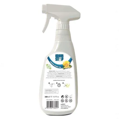 Спрей M-Pets Odour Stop Deodorant Spray для видалення запаху тварин з ароматом лимону і зеленого чаю, 500 мл