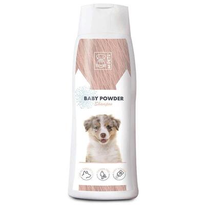 Шампунь M-Pets Baby Powder для всех типов шерсти собак всех пород, с ароматом детской присыпки, 250 мл