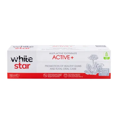 Зубна паста White Star Active + Мультиактивна, 100 мл