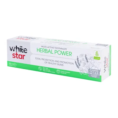 Зубна паста White Star Гербал, 100 мл
