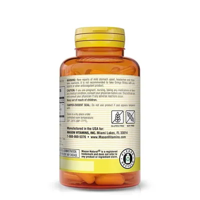 Гінкго Білоба екстракт Mason Natural Ginkgo Biloba, 60 капсул