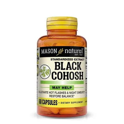 Клопогон Mason Natural Black Cohosh Standardized Extract, 60 капсул