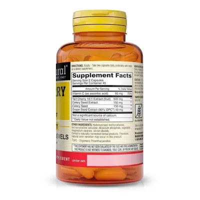Вишні екстракт Mason Natural Tart Cherry 500 мг вег. капсули №90