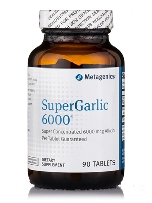 СуперГарлик Metagenics SuperGarlic 6000 таблетки по 0.98 г №90 в бан. стекл.