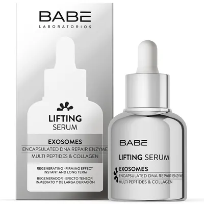 Ліфтинг-сироватка для обличчя Babe Laboratorios з екзосомами для безін’єкційного підтягнення шкіри, 30 мл