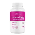 L-карнітин з коензимом Q10 Sporter L-carnitine 670 мг + CoQ10 30 мг, 45 капсул