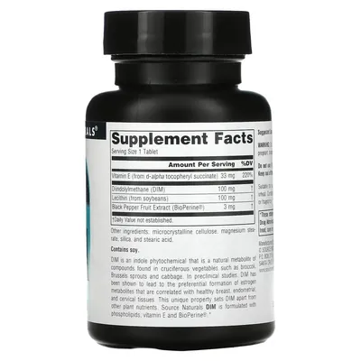Диіндолілметан Source Naturals DIM 100 мг, 60 таблеток