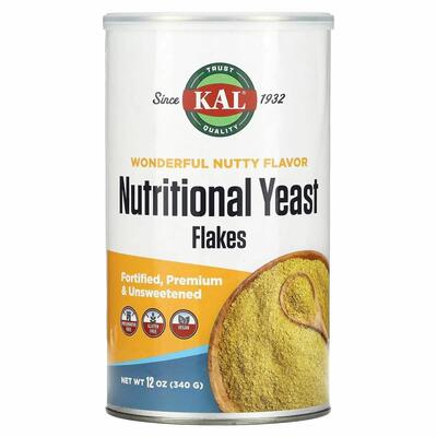 Дрожжи KAL Nutritional Yeast Flakes не сладкие, 340 г