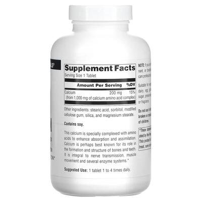 Кальцій Source Naturals Calcium, 250 таблеток