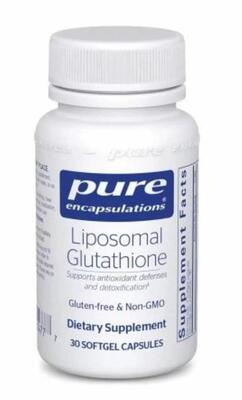 Липосомальный глутатион Pure Encapsulations Liposomal Glutathione, 30 капсул