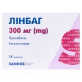 Линбаг капсулы тв. по 300 мг №14 (7х2)