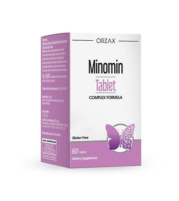 Комплекс для жінок при менопаузі Orzax Minomin, 60 таблеток