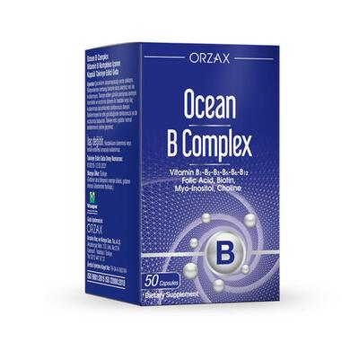 Витамины группы В Orzax Ocean B Complex, 50 капсул