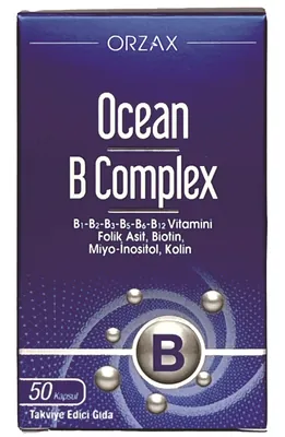 Вітаміни групи В Orzax Ocean B Complex, 50 капсул