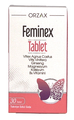 Комплекс для зменшення симптомів ПМС Orzax Feminex, 30 таблеток