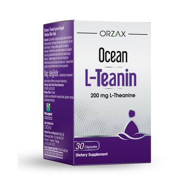 L-теанин Orzax Ocean L-Teanin 200 мг, 30 капсул