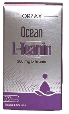 L-теанин Orzax Ocean L-Teanin 200 мг, 30 капсул