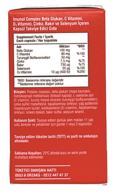 Комплекс для імунітету Orzax Imunol Complex, 30 капсул