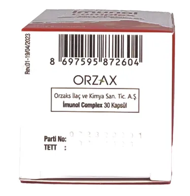 Комплекс для імунітету Orzax Imunol Complex, 30 капсул
