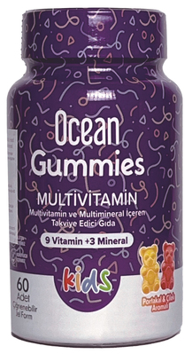 Мультивітаміни для дітей Orzax Ocean Gummies MultiVitamin, 60 жувальних таблеток