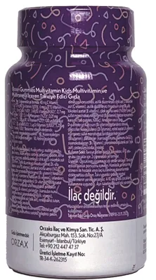 Мультивітаміни для дітей Orzax Ocean Gummies MultiVitamin, 60 жувальних таблеток
