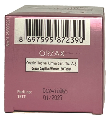 Комплекс для жінок Orzax Ocean Capillus Women, 60 таблеток