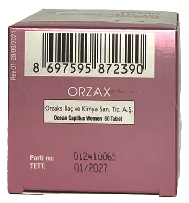 Комплекс для жінок Orzax Ocean Capillus Women, 60 таблеток