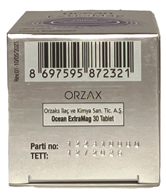 Магний Orzax Ocean Extramag, 30 таблеток